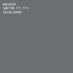 #6C6F6F - Dove Gray Color Image